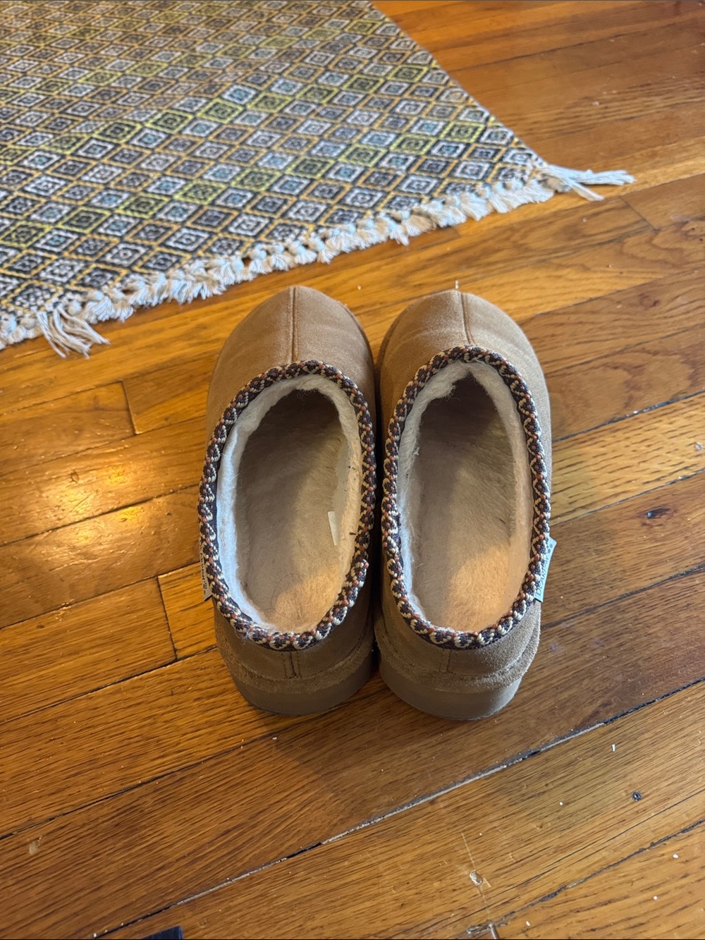 Bearpaw Brown Suede-Look Cozy Slide Slippers - Picture 2 of 4